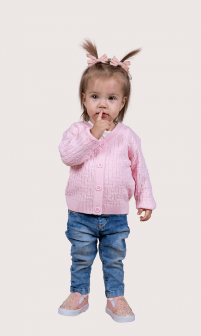 Cardigan Baby Trança 1177