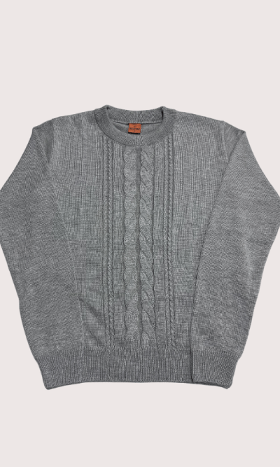 Suéter Feminino Adulto Cinza Mescla 1564