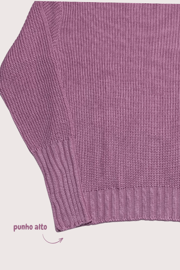 Suéter Feminino Adulto Pérola Preto 1869 - Imagem 5