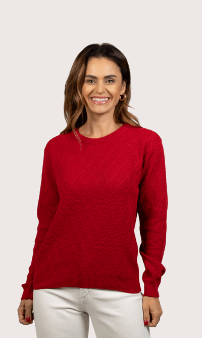 Suéter Feminino Adulto Trabalhado1543