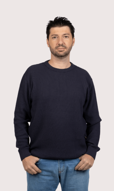Suéter Masculino Gola Redonda Adulto 1840
