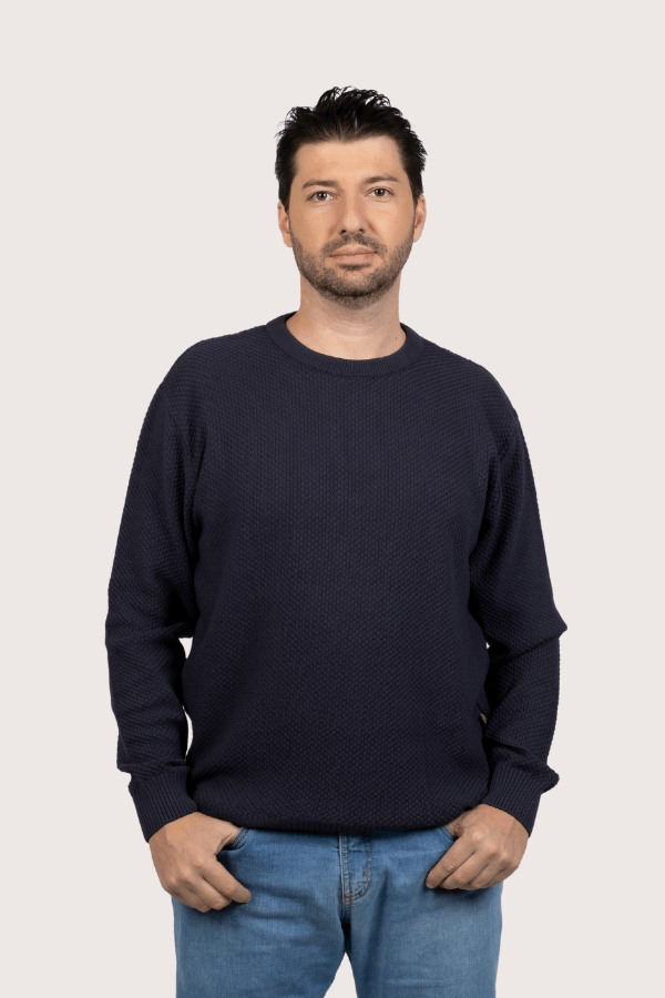 Suéter Masculino Gola Redonda Adulto 1840