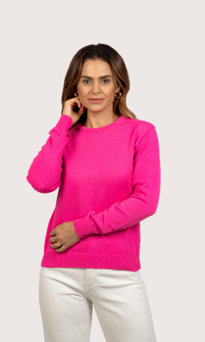 Suéter Feminino Adulto Liso 1842