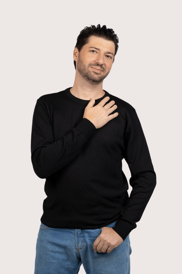 Suéter Masculino Fino Adulto 370 - Imagem 2